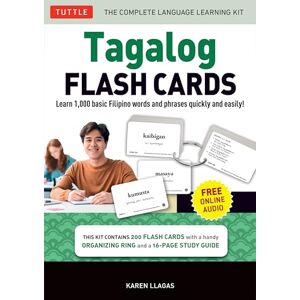 Llagas, Karen Tagalog Flash Cards Kit: Learn 1,000 Basic Filipino Words and Phrases Quick and Easily! (Free Online Audio Recordings) (Tuttle Flash Cards) Llagas, Karen Tagalog Flash Cards Kit: Learn 1,000 Basic Filipino Words and Phrases Quick and Easily! (Free Online Audio Recordings) (Tuttle Flash Cards)