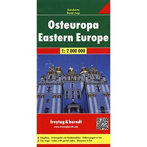Freytag & Berndt Europe Eastern f&b (+r): Wegenkaart 1:2 000 000 Freytag & Berndt Europe Eastern f&b (+r): Wegenkaart 1:2 000 000