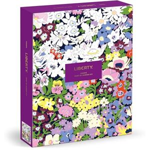 Galison Liberty Thorpe – DIY 9 x 12 Paint by Number Kit with Iconic Liberty Print Art for Beginners and Experts Includes Paint and Brushes Galison Liberty Thorpe – DIY 9 x 12 Paint by Number Kit with Iconic Liberty Print Art for Beginners and Experts Includes Paint and Brushes