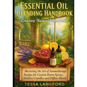 LANGFORD, TESSA ESSENTIAL OIL BLENDING HANDBOOK: CREATING NATURAL HOME SCENTS: Mastering the Art of Aromatherapy Recipes for Custom Room Sprays, Wickless Candles, and Diffuser Blends LANGFORD, TESSA ESSENTIAL OIL BLENDING HANDBOOK: CREATING NATURAL HOME SCENTS: Mastering the Art of Aromatherapy Recipes for Custom Room Sprays, Wickless Candles, and Diffuser Blends