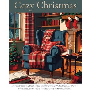 O'Connor, Larry Cozy Christmas: An Adult Coloring Book Filled with Charming Winter Scenes, Warm Fireplaces, and Festive Holiday Designs for Relaxation O'Connor, Larry Cozy Christmas: An Adult Coloring Book Filled with Charming Winter Scenes, Warm Fireplaces, and Festive Holiday Designs for Relaxation