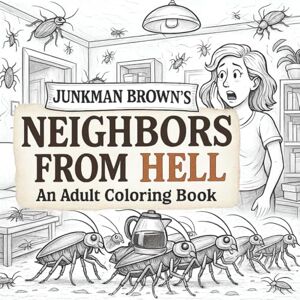 BROWN, JUNKMAN Neighbors From Hell: An Adult Coloring Book of Annoying Neighbors, HOA Nightmares & Lawn Wars: A sarcastic, adult coloring book about loud parties, passive-aggressive yard signs, and HOA nightmares BROWN, JUNKMAN Neighbors From Hell: An Adult Coloring Book of Annoying Neighbors, HOA Nightmares & Lawn Wars: A sarcastic, adult coloring book about loud parties, passive-aggressive yard signs, and HOA nightmares