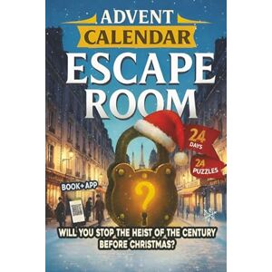 LIVIX Escape Room Advent Calendar: 24 Brain Teaser Puzzles for Adults Will You Stop the Heist of the Century Before Christmas? LIVIX Escape Room Advent Calendar: 24 Brain Teaser Puzzles for Adults Will You Stop the Heist of the Century Before Christmas?