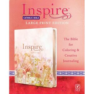 Tyndale NLT Inspire Catholic Bible Large Print (LeatherLike, Pink Fi: The Bible for Coloring & Creative Journaling Tyndale NLT Inspire Catholic Bible Large Print (LeatherLike, Pink Fi: The Bible for Coloring & Creative Journaling