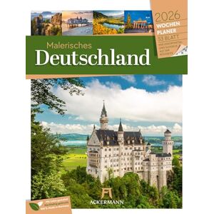 Malerisches Deutschland Wochenplaner Kalender 2026: Landschaften und Sehenswürdigkeiten im Hochformat (25x33 cm) Wochenkalender mit Rätseln Malerisches Deutschland Wochenplaner Kalender 2026: Landschaften und Sehenswürdigkeiten im Hochformat (25x33 cm) Wochenkalender mit Rätseln