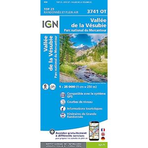 Vallée de La Vésubie / PN du Mercantour (3741OT): 1:25000 (TOP 25) Vallée de La Vésubie / PN du Mercantour (3741OT): 1:25000 (TOP 25)