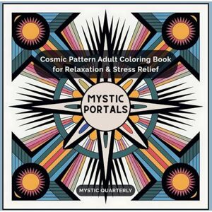 Quarterly, Mystic MYSTIC PORTALS: Cosmic Pattern Adult Coloring Book for Relaxation & Stress Relief Quarterly, Mystic MYSTIC PORTALS: Cosmic Pattern Adult Coloring Book for Relaxation & Stress Relief
