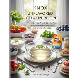 Aerwyn, Thalen Knox Unflavored Gelatin Recipe: Versatile,Low-Calorie Gelatin Base Perfect For HealthyDesserts And Creative Recipes (Gelatin diet) Aerwyn, Thalen Knox Unflavored Gelatin Recipe: Versatile,Low-Calorie Gelatin Base Perfect For HealthyDesserts And Creative Recipes (Gelatin diet)