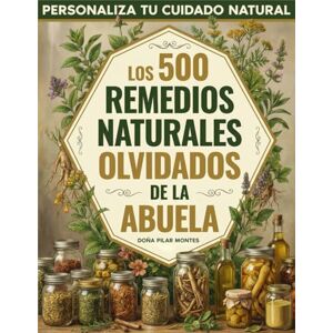 Montes, Doña Pilar Los 500 Remedios Naturales Olvidados de la Abuela: Personaliza tu cuidado natural con plantas, ungüentos y recetas ancestrales para calmar molestias y reconectar con la sabiduría de antes Montes, Doña Pilar Los 500 Remedios Naturales Olvidados de la Abuela: Personaliza tu cuidado natural con plantas, ungüentos y recetas ancestrales para calmar molestias y reconectar con la sabiduría de antes