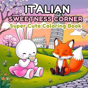Publishing, CraftyVibes Italian Sweetness Corner: Super Cute Kawaii Coloring Book for Kids, Teens & Adults Gelato, Cozy Trattorias & Charming Italian Canals: A Whimsical ... Book for Relaxation, Fun & Creativity Publishing, CraftyVibes Italian Sweetness Corner: Super Cute Kawaii Coloring Book for Kids, Teens & Adults Gelato, Cozy Trattorias & Charming Italian Canals: A Whimsical ... Book for Relaxation, Fun & Creativity