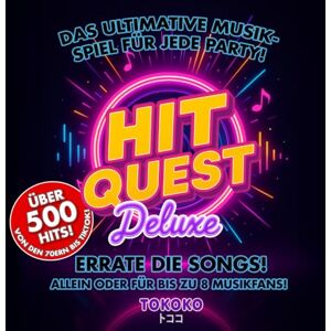 Verlag, Tokoko Hit Quest Deluxe – Das Musik-Partyspiel für Erwachsene & Familien: Über 500 Songs erraten per QR-Code Ideal für Reisen, Autofahrten & als Geschenk (Hit Quest – Die Musikspiel-Reihe) Verlag, Tokoko Hit Quest Deluxe – Das Musik-Partyspiel für Erwachsene & Familien: Über 500 Songs erraten per QR-Code Ideal für Reisen, Autofahrten & als Geschenk (Hit Quest – Die Musikspiel-Reihe)