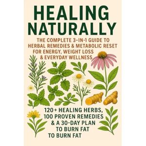 Fox, Mark Healing Naturally: The Complete 3-in-1 Guide to Herbal Remedies & Metabolic Reset for Energy, Weight Loss & Everyday Wellness: 120+ Healing Herbs, 100 Proven Remedies & a 30-Day Plan to Burn Fat Fox, Mark Healing Naturally: The Complete 3-in-1 Guide to Herbal Remedies & Metabolic Reset for Energy, Weight Loss & Everyday Wellness: 120+ Healing Herbs, 100 Proven Remedies & a 30-Day Plan to Burn Fat