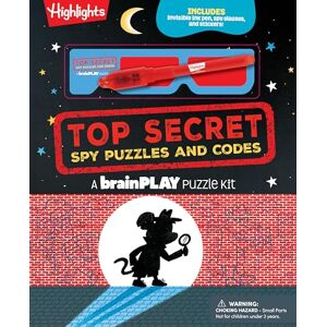 Brainplay Top Secret Spy Puzzles and Codes: Puzzle Book Packed with Brain Teasers and Hidden Pictures Challenges for Kids 7 and Up (Brainplay Puzzle Books) Brainplay Top Secret Spy Puzzles and Codes: Puzzle Book Packed with Brain Teasers and Hidden Pictures Challenges for Kids 7 and Up (Brainplay Puzzle Books)