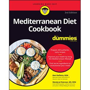 Raffetto, Meri Mediterranean Diet Cookbook For Dummies Raffetto, Meri Mediterranean Diet Cookbook For Dummies