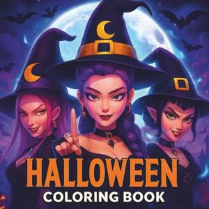 Adokazern, Julia Spooky Halloween Coloring Book: Fun and Easy Coloring Pages for Kids and Adults Pumpkins, Witches, Ghosts, Bats & More! Adokazern, Julia Spooky Halloween Coloring Book: Fun and Easy Coloring Pages for Kids and Adults Pumpkins, Witches, Ghosts, Bats & More!