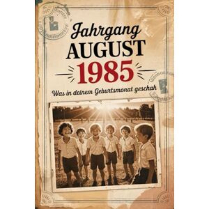 Linder, Raphael Jahrgang August 1985: Was in deinem Geburtsmonat geschah: Ein besonderes Geschenk für alle, die im August 1985 geboren wurden – Die wichtigsten Ereignisse aus deinem ersten Lebensmonat Linder, Raphael Jahrgang August 1985: Was in deinem Geburtsmonat geschah: Ein besonderes Geschenk für alle, die im August 1985 geboren wurden – Die wichtigsten Ereignisse aus deinem ersten Lebensmonat