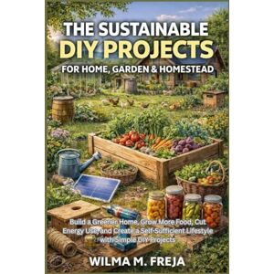 FREJA, MRS WILMA M. THE SUSTAINABLE DIY PROJECTS FOR HOME, GARDEN & HOMESTEAD: Build a Greener Home, Grow More Food, Cut Energy Use, and Create a Self-Sufficient Lifestyle with Simple DIY Projects FREJA, MRS WILMA M. THE SUSTAINABLE DIY PROJECTS FOR HOME, GARDEN & HOMESTEAD: Build a Greener Home, Grow More Food, Cut Energy Use, and Create a Self-Sufficient Lifestyle with Simple DIY Projects