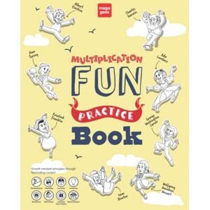 Publishing, MegaGeex MegaGeex Multiplication Fun Practice Book: Times Table & Skip Counting Math Up To 12, Ages 6-8; Grades 3-5 133 Pages Dot-To-Dot, Cut-And-Glue, Puzzles & More with Einstein, Curie, Newton & others Publishing, MegaGeex MegaGeex Multiplication Fun Practice Book: Times Table & Skip Counting Math Up To 12, Ages 6-8; Grades 3-5 133 Pages Dot-To-Dot, Cut-And-Glue, Puzzles & More with Einstein, Curie, Newton & others