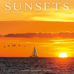 Avonside Publishing Ltd Sunsets 2027 Calendar Square Wall Calendar Travel & Nature Gift Plastic Free Packaging by Avonside Publishing Avonside Publishing Ltd Sunsets 2027 Calendar Square Wall Calendar Travel & Nature Gift Plastic Free Packaging by Avonside Publishing