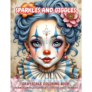 de Vries-Remmers, Corry Sparkles and giggles: Grayscale coloring book for adults de Vries-Remmers, Corry Sparkles and giggles: Grayscale coloring book for adults