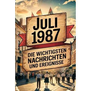 Bahlert, Marius Juli 1987: Die wichtigsten Nachrichten und Ereignisse: Ein besonderes Geschenk für alle, die im Juli 1987 geboren wurden – Eine faktenbasierte Zeitreise in deinen Geburtsmonat Bahlert, Marius Juli 1987: Die wichtigsten Nachrichten und Ereignisse: Ein besonderes Geschenk für alle, die im Juli 1987 geboren wurden – Eine faktenbasierte Zeitreise in deinen Geburtsmonat