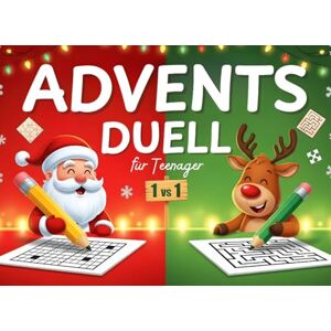 Edu, Simo 1 gegen 1 Adventsduell für Teenager: Adventskalender mit 24 spaßigen Spielen, spannenden Challenges & witzigen Aufgaben – das lustige Geschenk für Freunde oder Geschwister Edu, Simo 1 gegen 1 Adventsduell für Teenager: Adventskalender mit 24 spaßigen Spielen, spannenden Challenges & witzigen Aufgaben – das lustige Geschenk für Freunde oder Geschwister