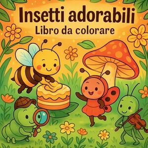 Martin, Chris Insetti adorabili Libro da colorare per bambini Martin, Chris Insetti adorabili Libro da colorare per bambini