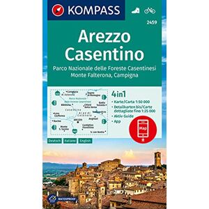 KOMPASS-Karten Arezzo Casentino PN D/E/I + Aktiv Guide KOMPASS-Karten Arezzo Casentino PN D/E/I + Aktiv Guide