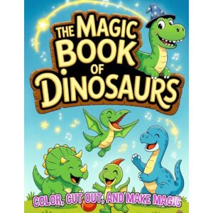 Ved, Lerry The Magic Book of Dinosaurs: Color, Cut out, and make Magic Ved, Lerry The Magic Book of Dinosaurs: Color, Cut out, and make Magic
