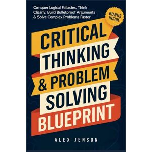 Jenson, Alex Critical Thinking & Problem Solving Blueprint: Your Ultimate Guide to Conquer Logical Fallacies, Think Clearly, Build Bulletproof Arguments, and Solve Complex Problems Faster Jenson, Alex Critical Thinking & Problem Solving Blueprint: Your Ultimate Guide to Conquer Logical Fallacies, Think Clearly, Build Bulletproof Arguments, and Solve Complex Problems Faster