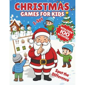 Books, TML I-Spy Christmas Games for Kids: Christmas Mazes, I Spy, Tracing, Matching, and More — 100 Fun Holiday Activities for Kids Ages 4–7 Books, TML I-Spy Christmas Games for Kids: Christmas Mazes, I Spy, Tracing, Matching, and More — 100 Fun Holiday Activities for Kids Ages 4–7