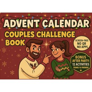 Publisher, Ganiarov Advent Calendar- Couples Challenge Book: 24 Days, 2 Players, 1 Winner (Screen-Free), Bonus After Party Publisher, Ganiarov Advent Calendar- Couples Challenge Book: 24 Days, 2 Players, 1 Winner (Screen-Free), Bonus After Party