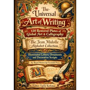Publication, Craftify The Universal Art of Writing 120 Restored Plates of Global Calligraphy Alphabet Art: The Jean Midolle Alphabet Collection. Illuminated Letters, ... 3 in 1 (Artistic Calligraphy Books Series) Publication, Craftify The Universal Art of Writing 120 Restored Plates of Global Calligraphy Alphabet Art: The Jean Midolle Alphabet Collection. Illuminated Letters, ... 3 in 1 (Artistic Calligraphy Books Series)