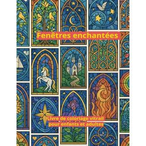 Kopowsk, Christoph Fenêtres enchantées: Livre de coloriage vitrail pour enfants et adultes (Happy Colouring Books) Kopowsk, Christoph Fenêtres enchantées: Livre de coloriage vitrail pour enfants et adultes (Happy Colouring Books)