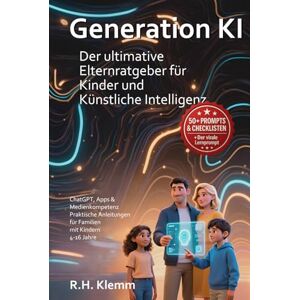 Klemm, R.H. Generation KI Der ultimative Elternratgeber für Kinder und Künstliche Intelligenz: ChatGPT, Apps & Medienkompetenz Praktische Anleitungen für Familien mit Kindern 4-16 Jahre (Generation AI) Klemm, R.H. Generation KI Der ultimative Elternratgeber für Kinder und Künstliche Intelligenz: ChatGPT, Apps & Medienkompetenz Praktische Anleitungen für Familien mit Kindern 4-16 Jahre (Generation AI)