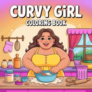 Cani, Josha Curvy Girl Coloring Book: Bold and Easy 50 Design for Adults Featuring Plus Size Women Daily Life for Relaxation And creative Fun Cani, Josha Curvy Girl Coloring Book: Bold and Easy 50 Design for Adults Featuring Plus Size Women Daily Life for Relaxation And creative Fun