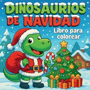 Martin, Chris Dinosaurios de Navidad Libro para colorear Martin, Chris Dinosaurios de Navidad Libro para colorear