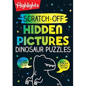 Highlights Scratch-Off Hidden Pictures Dinosaur Puzzles ( Scratch-Off Activity Books): 64-Page Dinosaur Activity Book with Scratch Art for Kids Highlights Scratch-Off Hidden Pictures Dinosaur Puzzles ( Scratch-Off Activity Books): 64-Page Dinosaur Activity Book with Scratch Art for Kids