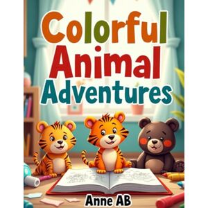 Ciocanu, mr Dorin Colorful Animal Adventures: A Fun Coloring Book for Kids Aged 3-6 with Adorable Animal Illustrations Ciocanu, mr Dorin Colorful Animal Adventures: A Fun Coloring Book for Kids Aged 3-6 with Adorable Animal Illustrations