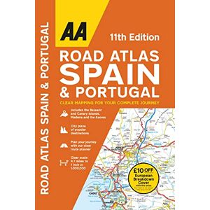 AA Publishing AA Road Atlas Spain & Portugal (AA Road Atlas Spain) (AA European Road Atlases) AA Publishing AA Road Atlas Spain & Portugal (AA Road Atlas Spain) (AA European Road Atlases)