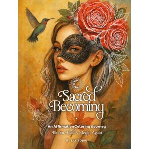 Robin, Lily Sacred Becoming: Affirmation Coloring Book for Women: Self-Love, Mindfulness and Healing Through Spiritual Art, Positive Affirmations, Inner Growth, ... Relief, Relaxation and Emotional Wellness Robin, Lily Sacred Becoming: Affirmation Coloring Book for Women: Self-Love, Mindfulness and Healing Through Spiritual Art, Positive Affirmations, Inner Growth, ... Relief, Relaxation and Emotional Wellness