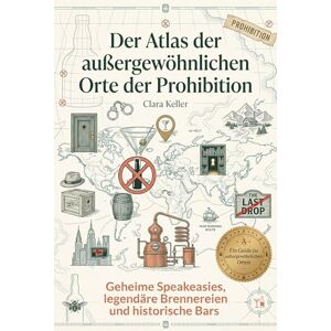 Keller, Clara Der Atlas der außergewöhnlichen Orte der Prohibition: Geheime Speakeasies, legendäre Brennereien und historische Bars. Ein Reiseführer für Genießer. Das perfekte Geschenk für Cocktail-Liebhaber Keller, Clara Der Atlas der außergewöhnlichen Orte der Prohibition: Geheime Speakeasies, legendäre Brennereien und historische Bars. Ein Reiseführer für Genießer. Das perfekte Geschenk für Cocktail-Liebhaber