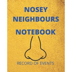 ENTERPRISE, M&S Nosey Neighbours NoteBook: novelty notebooks for adults ENTERPRISE, M&S Nosey Neighbours NoteBook: novelty notebooks for adults