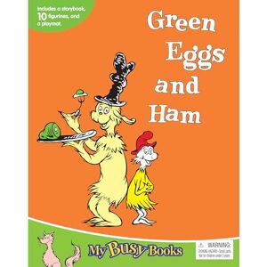 Phidal Publishing Inc. Dr. Seuss Green Eggs and Ham My Busy Books Storybook, 10 figurines, playmat Phidal Publishing Inc. Dr. Seuss Green Eggs and Ham My Busy Books Storybook, 10 figurines, playmat
