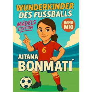 Verlag, Traumtor- Aitana Bonmati – Buch/Fußballbuch Kinder: Die Kinder-Biografie des Fußballstars aus Spanien: Geschenk für Kinder von 5 bis 12 Jahren – zum Vorlesen, ... für junge Fußballfans (Wunderkinder) Verlag, Traumtor- Aitana Bonmati – Buch/Fußballbuch Kinder: Die Kinder-Biografie des Fußballstars aus Spanien: Geschenk für Kinder von 5 bis 12 Jahren – zum Vorlesen, ... für junge Fußballfans (Wunderkinder)