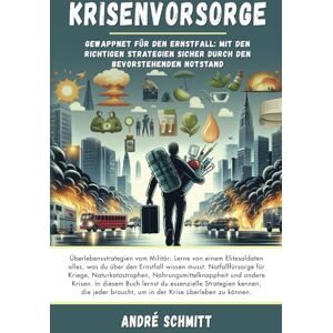 Schmitt, André Krisenvorsorge: Gewappnet für den Ernstfall: mit den richtigen Strategien sicher durch den bevorstehenden Notstand Schmitt, André Krisenvorsorge: Gewappnet für den Ernstfall: mit den richtigen Strategien sicher durch den bevorstehenden Notstand