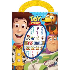 Disney Toy Story Woody, Buzz Lightyear, and More! My First Library Board Book Block 12-Book Set PI Kids Disney Toy Story Woody, Buzz Lightyear, and More! My First Library Board Book Block 12-Book Set PI Kids