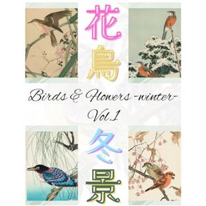 Hanawa, Kenny Birds & Flowers -winter- (花鳥冬景) Vol.1: Adult Coloring Book with traditional Japanese art Hanawa, Kenny Birds & Flowers -winter- (花鳥冬景) Vol.1: Adult Coloring Book with traditional Japanese art