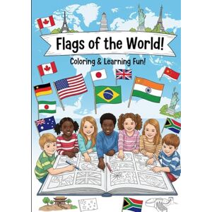 Prabakaran, MR Baranikumar WORLD FLAGS COLOURING BOOK: Fun and Easy Colouring for Kids & Adults Prabakaran, MR Baranikumar WORLD FLAGS COLOURING BOOK: Fun and Easy Colouring for Kids & Adults