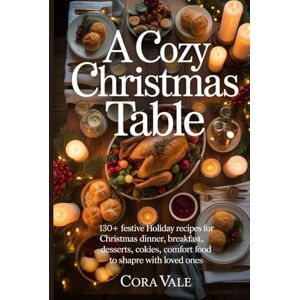 Vale, Cora A Cozy Christmas Table: 130+ festive Holiday recipes for Christmas dinner, breakfast, desserts, cookies, and comfort food to share with loved ones (The Ultimate Gift Book Collection) Vale, Cora A Cozy Christmas Table: 130+ festive Holiday recipes for Christmas dinner, breakfast, desserts, cookies, and comfort food to share with loved ones (The Ultimate Gift Book Collection)